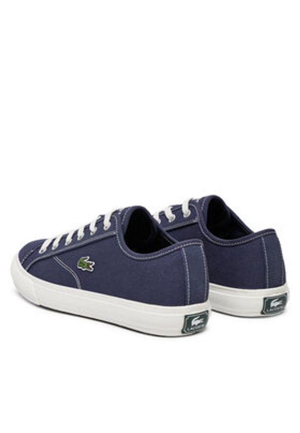 Lacoste Tenisówki Backcourt 7-49CMA0017 Granatowy. Kolor: niebieski. Materiał: materiał