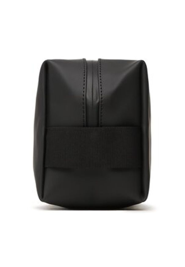 Rains Kosmetyczka Wash Bag Small 15580 Czarny. Kolor: czarny. Materiał: skóra