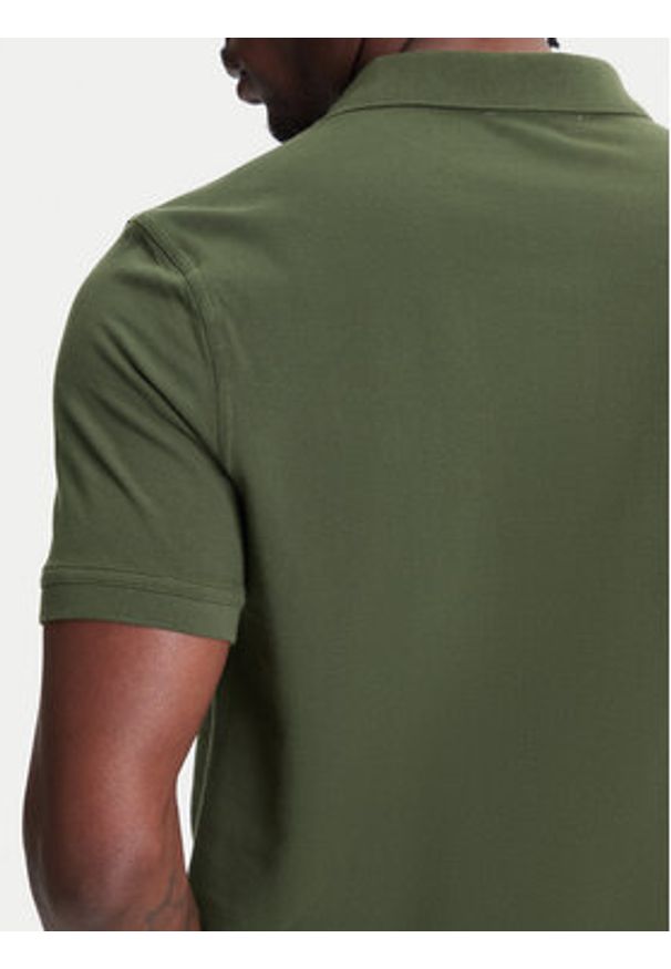 United Colors of Benetton - United Colors Of Benetton Polo 3089J3179 Zielony Regular Fit. Typ kołnierza: polo. Kolor: zielony. Materiał: bawełna