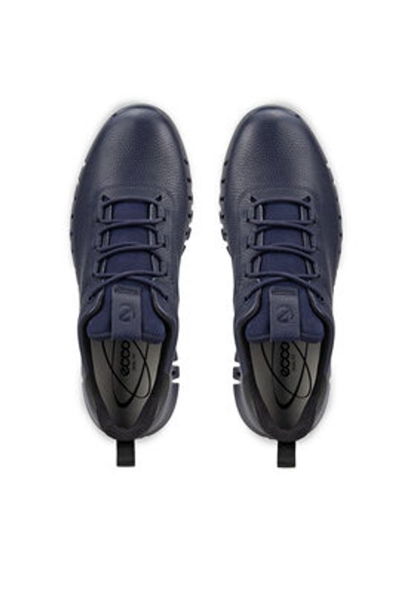 ecco - ECCO Sneakersy Gruuv M 52522401303 Granatowy. Kolor: niebieski. Materiał: skóra