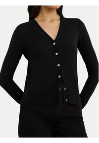 Lauren Ralph Lauren - LAUREN RALPH LAUREN Kardigan 200808207001 Czarny Slim Fit. Kolor: czarny. Materiał: bawełna #3
