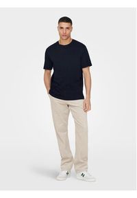 Only & Sons T-Shirt 22025208 Granatowy Regular Fit. Kolor: niebieski. Materiał: bawełna #3