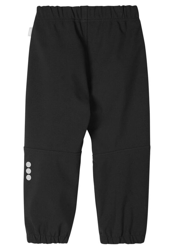 Spodnie dziecięce Reima Softshell Oikotie. Kolor: czarny. Materiał: softshell