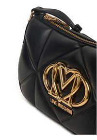Love Moschino - LOVE MOSCHINO Torebka JC4083PP0NLC0000 Czarny. Kolor: czarny. Materiał: skórzane #5