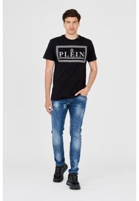Philipp Plein - PHILIPP PLEIN T-shirt męski z dużym logo, Rozmiar M. Kolor: czarny #2