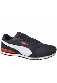 Buty do chodzenia męskie Puma St Runner V3. Kolor: biały, czerwony, wielokolorowy, czarny. Materiał: materiał, tkanina, syntetyk. Szerokość cholewki: normalna. Sport: turystyka piesza