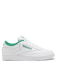 Buty do chodzenia męskie Reebok Club C 85. Zapięcie: sznurówki. Kolor: biały. Materiał: materiał, syntetyk. Szerokość cholewki: normalna. Model: Reebok Club. Sport: turystyka piesza