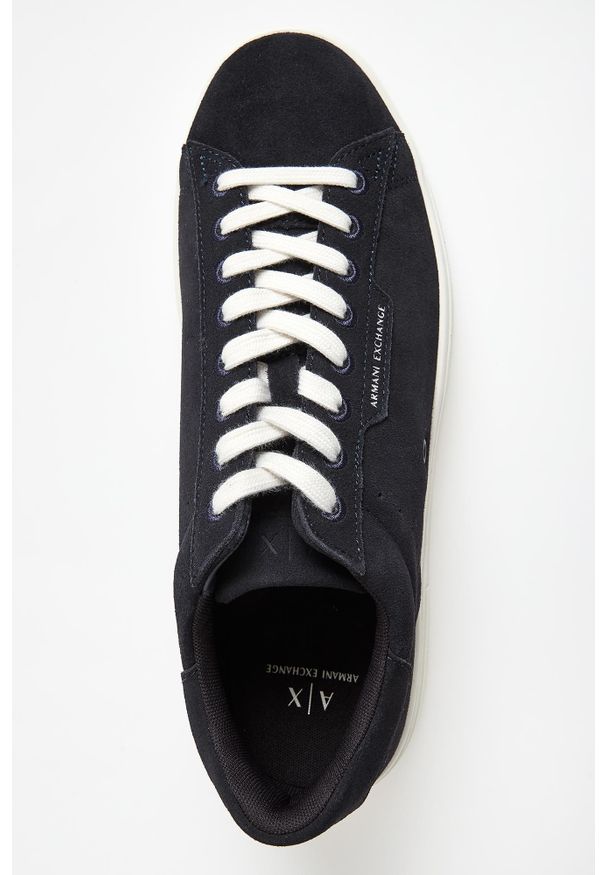 Armani Exchange - Sneakersy męskie zamszowe ARMANI EXCHANGE. Materiał: zamsz