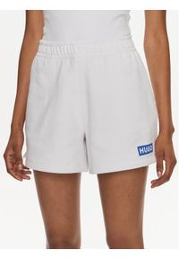 Hugo Szorty sportowe Classic Shorts_B_1 50515824 Biały Regular Fit. Kolor: biały. Materiał: bawełna