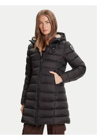 Blauer Kurtka puchowa 25WBLDK03102 Czarny Regular Fit. Kolor: czarny. Materiał: syntetyk