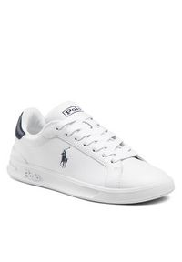 Polo Ralph Lauren Sneakersy Hrt Ct II 809829824003 Biały. Kolor: biały. Materiał: skóra #9