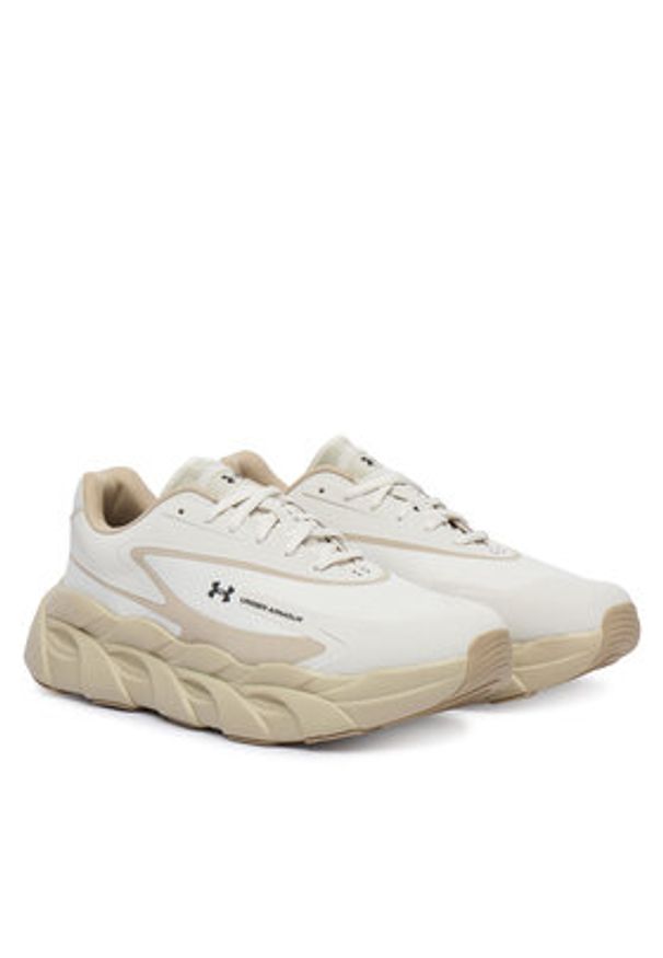 Under Armour Buty do biegania UA Halo Runner SE 6008994 300 Czarny. Kolor: beżowy. Materiał: materiał