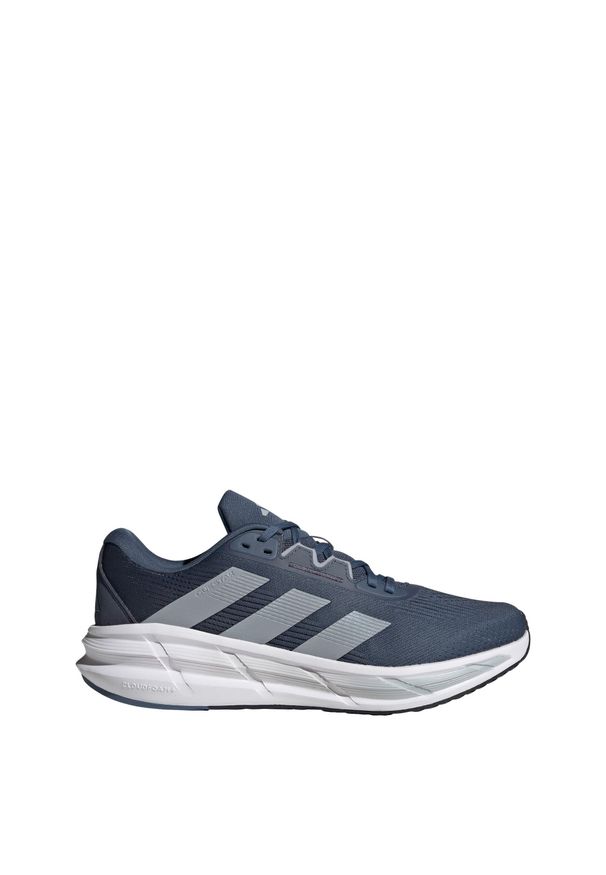 Adidas - Buty do biegania Questar 3. Kolor: szary, niebieski, wielokolorowy. Sport: bieganie