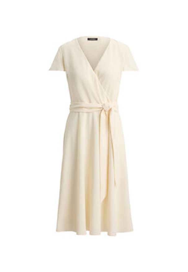 Lauren Ralph Lauren - LAUREN RALPH LAUREN Sukienka koktajlowa 200P13812005 Kremowy Regular Fit. Kolor: kremowy. Materiał: syntetyk. Styl: wizytowy