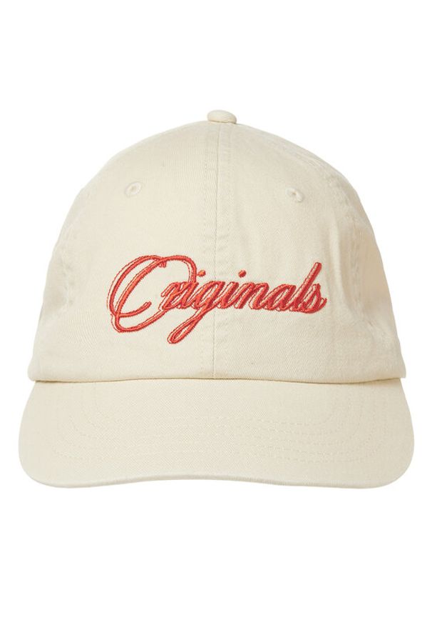 Jack & Jones Czapka z daszkiem Acapulco 12276555 Beżowy. Kolor: beżowy. Materiał: bawełna