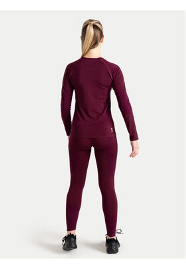 Dare2B Komplet bielizny termoaktywnej In The Zone III Bl Se DWU415 Bordowy Slim Fit. Kolor: czerwony. Materiał: syntetyk