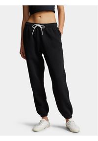 Polo Ralph Lauren Spodnie dresowe Prl Flc Pnt 211943009003 Czarny Regular Fit. Kolor: czarny. Materiał: bawełna #1