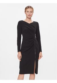 DKNY Sukienka koktajlowa DD3J1493 Czarny Regular Fit. Kolor: czarny. Materiał: syntetyk. Styl: wizytowy #1