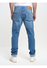 Big-Star - Spodnie jeans męskie Harper 232. Stan: podwyższony. Kolor: niebieski. Styl: klasyczny, elegancki #6