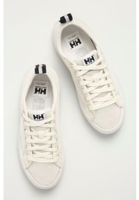 Helly Hansen Buty 11551 kolor biały na płaskiej podeszwie. Nosek buta: okrągły. Zapięcie: sznurówki. Kolor: biały. Materiał: materiał, guma. Obcas: na płaskiej podeszwie