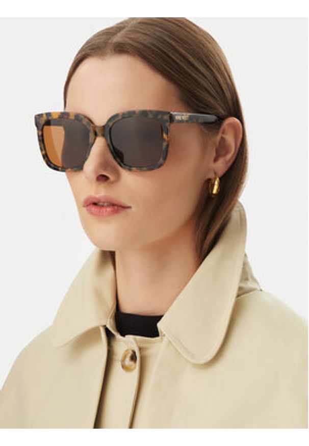 Nine West Okulary przeciwsłoneczne CEO-NW6622S Brązowy jasny. Kolor: brązowy