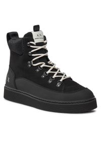Sneakersy Armani Exchange XUM014 XV778 K001 Black+Black. Kolor: czarny #1