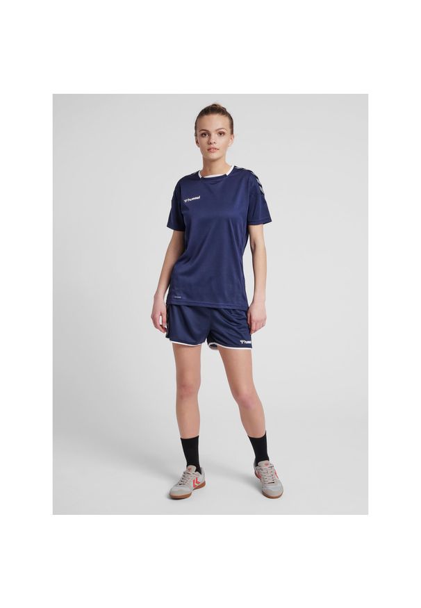 Szorty damskie Hummel hmlAUTHENTIC Poly. Kolor: niebieski. Długość: krótkie