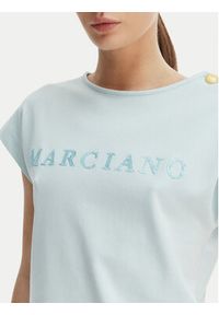 Marciano Guess T-Shirt G6GI04 K3505 Niebieski Regular Fit. Kolor: niebieski. Materiał: bawełna #4