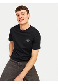 Jack & Jones - Jack&Jones T-Shirt Erris 12256799 Czarny Standard Fit. Kolor: czarny. Materiał: bawełna #5