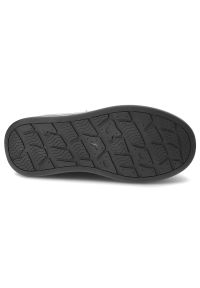 GOE - Czarne Sneakersy Goe Modne Obuwie Damskie Na Platformie. Okazja: na co dzień. Kolor: czarny. Materiał: lakier, materiał. Wzór: aplikacja. Obcas: na platformie #5