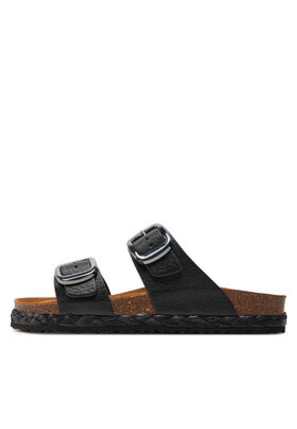 Geox Espadryle D New Brionia High D45S8A 000BN C9999 Czarny. Kolor: czarny. Materiał: skóra
