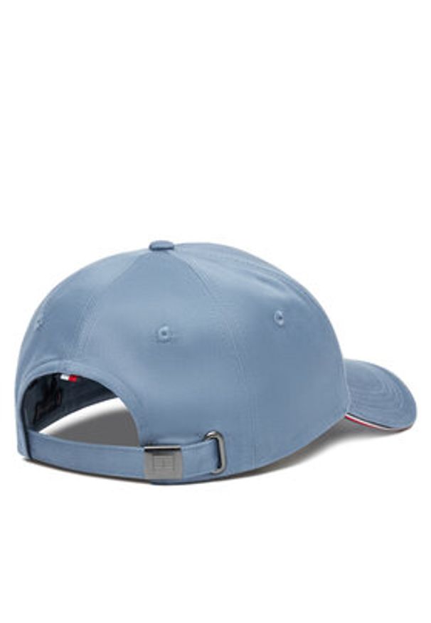 TOMMY HILFIGER - Tommy Hilfiger Czapka z daszkiem Th Corporate Cotton 6 Panel AM0AM12035 Błękitny. Kolor: niebieski. Materiał: materiał, bawełna