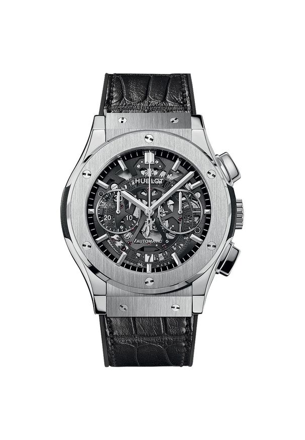 HUBLOT ZEGAREK CLASSIC FUSION 45 MM 525.NX.0170.LR. Materiał: skóra, guma. Styl: sportowy, elegancki, casual, klasyczny, biznesowy