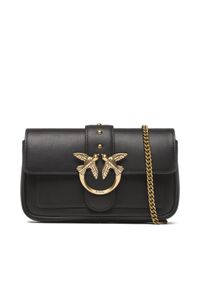 Pinko Torebka Love One Pocket C PE 23 PLTT 100061 A0F1 Czarny. Kolor: czarny. Materiał: skórzane