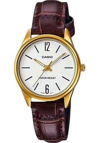 Zegarek Casio Zegarek marki Casio model LTP-V005 kolor Brązowy. Akcesoria damski. Sezon: Cały rok NoSize. Kolor: brązowy #1