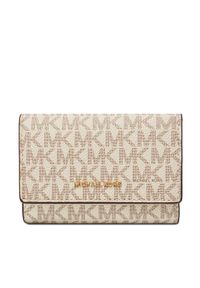 MICHAEL Michael Kors Duży Portfel Damski Bryant 32S5GYTP1B Beżowy. Kolor: beżowy. Materiał: skóra