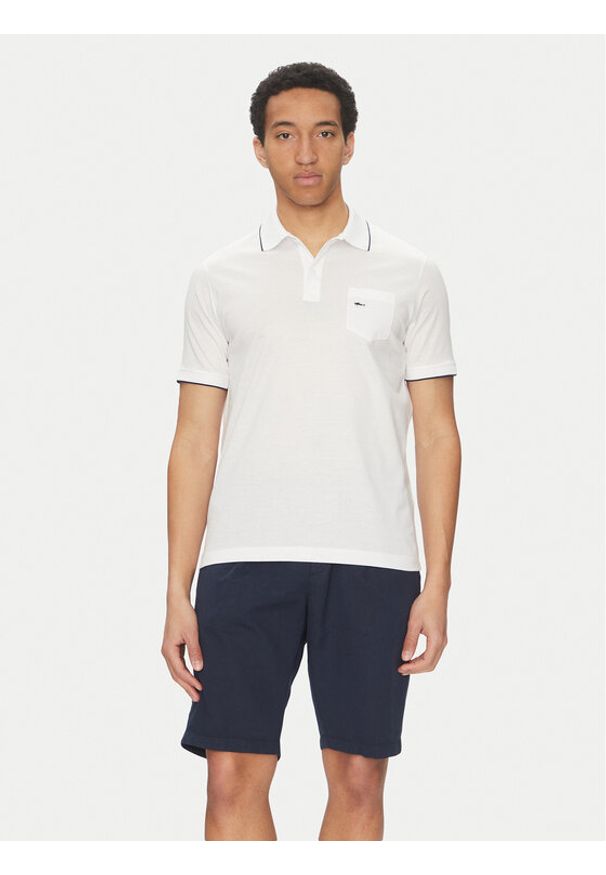 PAUL & SHARK - Paul&Shark Polo 25411209 Biały Regular Fit. Typ kołnierza: polo. Kolor: biały. Materiał: bawełna