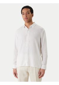 Calvin Klein Koszula LV04LE125G Biały Regular Fit. Kolor: biały. Materiał: lyocell #1