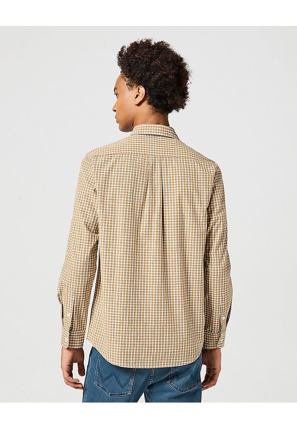 Wrangler - WRANGLER MĘSKA KOSZULA 1 PKT SHIRT DIJON 112358064 W5X2016819