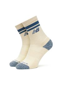New Balance Zestaw 3 par wysokich skarpet unisex Active Lifestyle Striped Crew LAS35210AS3 Écru. Materiał: poliester, materiał #3
