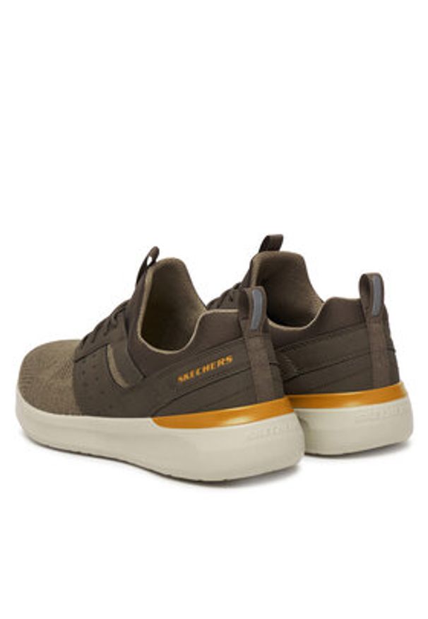 skechers - Skechers Sneakersy Lattimore 210620/TPE Brązowy. Kolor: brązowy. Materiał: materiał