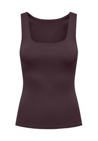only - ONLY Top Lea 15278090 Fioletowy Regular Fit. Kolor: fioletowy. Materiał: syntetyk