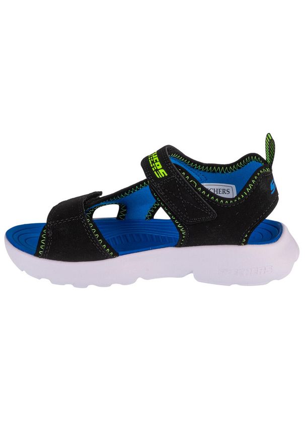 skechers - Sandały Skechers Model 406513l Kolor Czarny. Kolor: czarny. Materiał: guma, tkanina, syntetyk