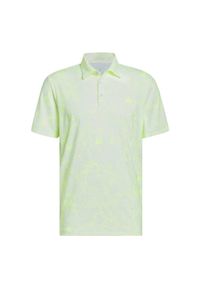 Adidas - Koszulka polo Ultimate365 Print. Typ kołnierza: polo. Kolor: biały. Materiał: materiał. Wzór: nadruk. Styl: sportowy
