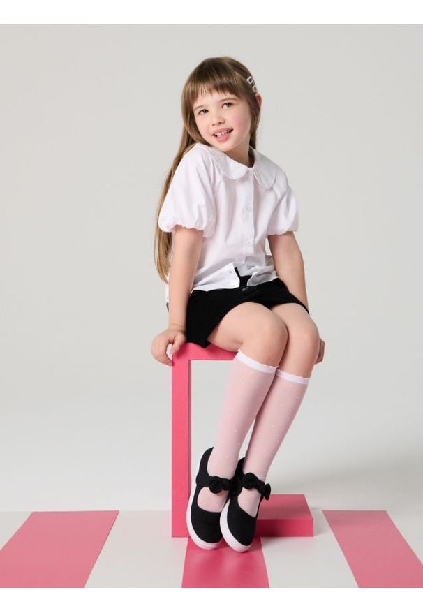 Sinsay - Bawełniana koszula - biały. Kolor: biały. Materiał: bawełna