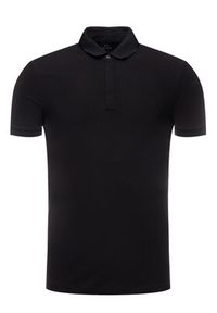 Armani Exchange Polo 8NZF91 ZJ81Z 1200 Czarny Slim Fit. Typ kołnierza: polo. Kolor: czarny. Materiał: bawełna