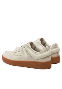 Calvin Klein Jeans Sneakersy Basket Cup Low Laceup Lth Ml Mtr YM0YM00994 Écru. Materiał: materiał #4