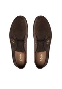 Clarks Trzewiki Desert Bt Evo Dark Brązowy. Kolor: brązowy. Materiał: skóra, zamsz #6