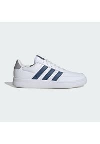 Adidas - Breaknet 2.0 Shoes. Kolor: biały, wielokolorowy, niebieski, szary. Materiał: materiał