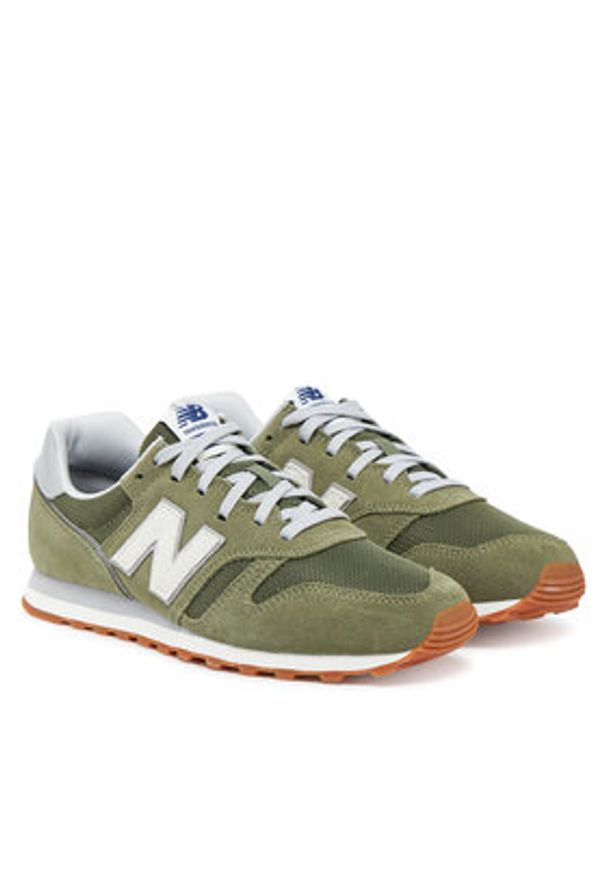New Balance Sneakersy ML373SI2 Zielony. Kolor: zielony. Materiał: zamsz, skóra. Model: New Balance 373